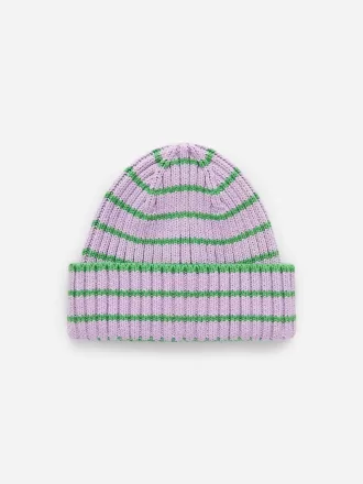 Berretto da neonato in maglia a coste