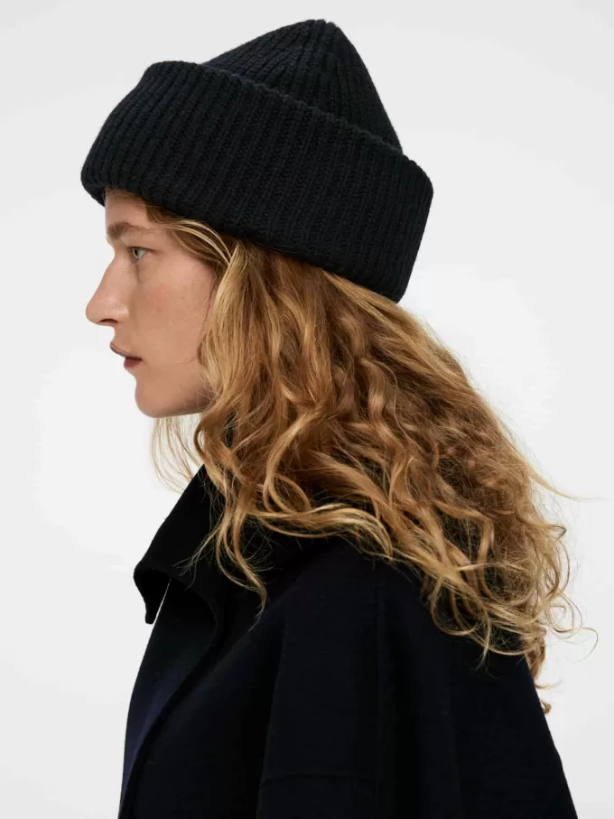 Berretto in lana doppia piega Berretto in lana doppia piega