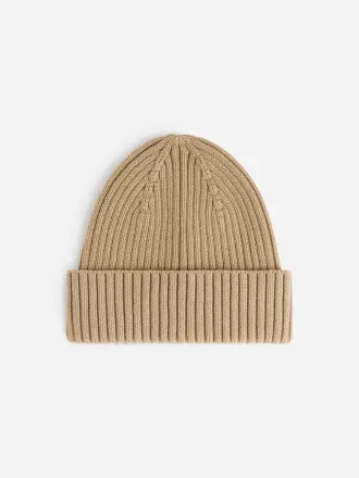 Berretto in maglia a coste
