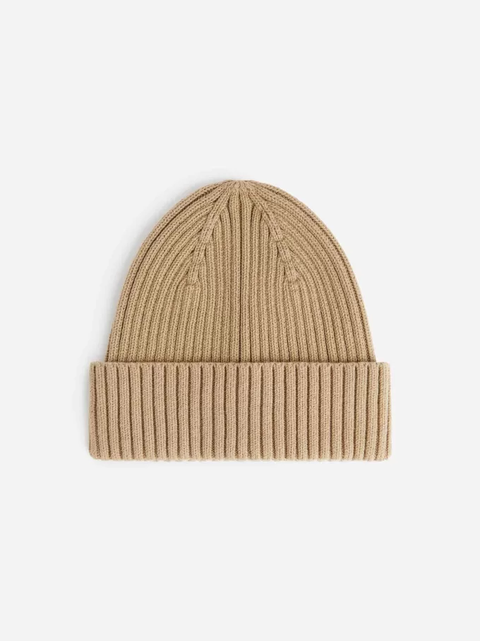 Berretto in maglia a coste