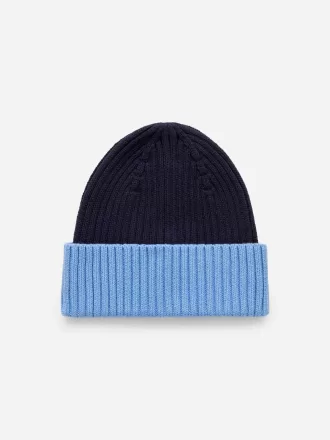 Berretto in maglia a coste