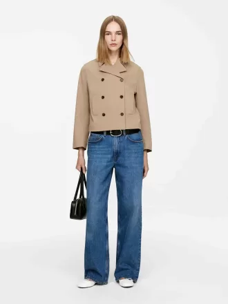 Blazer Doppiopetto In Cotone