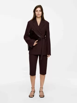 Blazer in cotone-lino