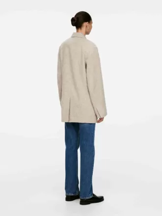 Blazer in lana spazzolata