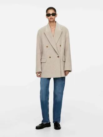 Blazer in lana spazzolata