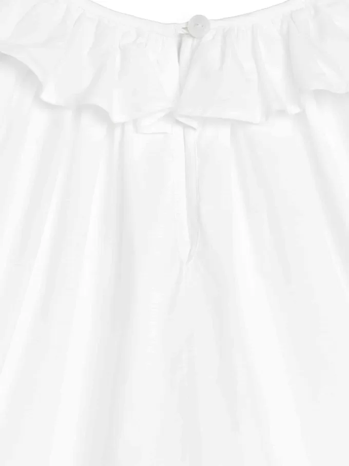 Camicetta con colletto a volant Camicetta con colletto a volant