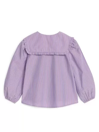 Camicetta con colletto a volant