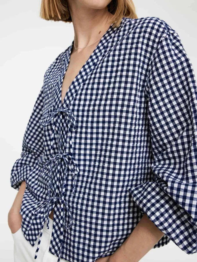 Camicetta in seersucker Camicetta in seersucker