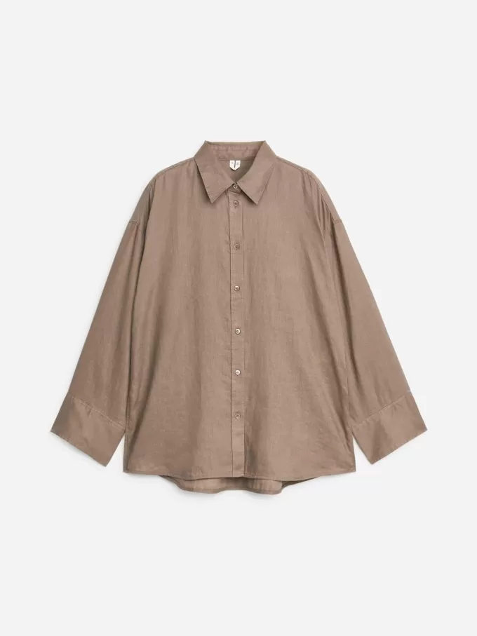 Camicia di lino ampia Camicia di lino ampia