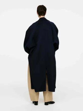 Cappotto oversize in misto lana