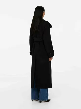 Cappotto oversize in misto lana