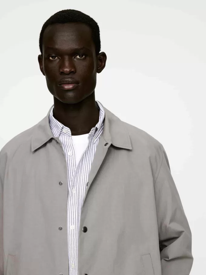 Giacca camicia in misto cotone Giacca camicia in misto cotone