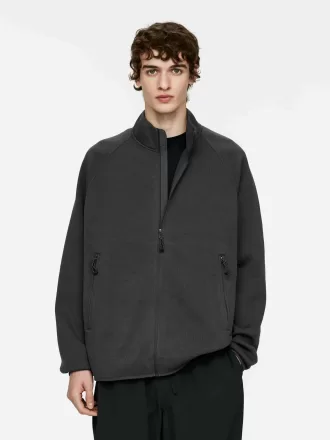 Giacca con cerniera in pile polare