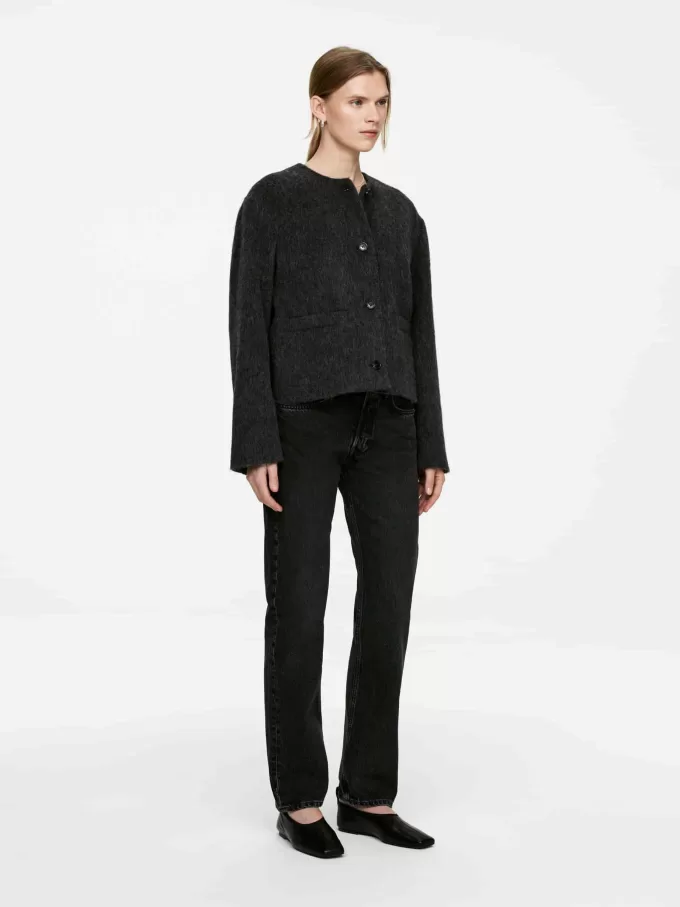 Giacca in misto lana spazzolata Giacca in misto lana spazzolata