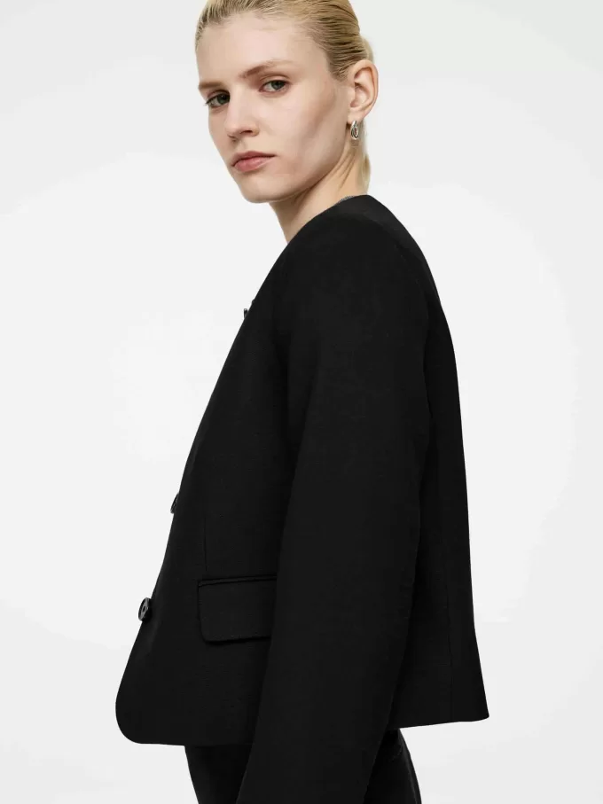 Giacca senza colletto Giacca senza colletto