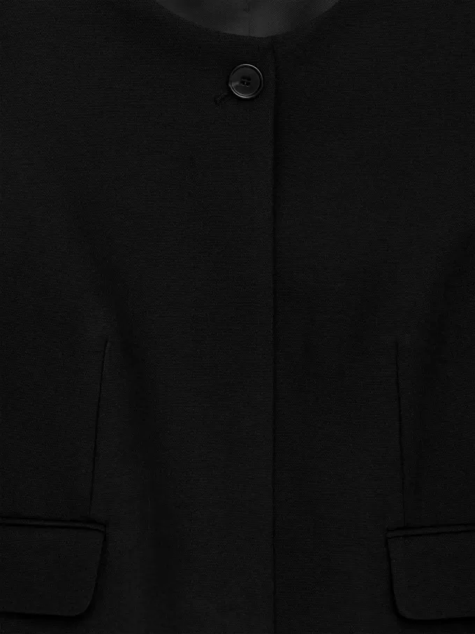 Giacca senza colletto Giacca senza colletto