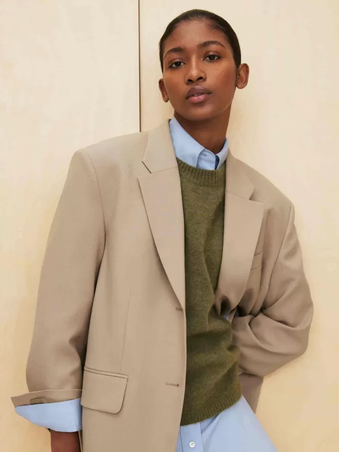 Blazer oversize in lana Blazer oversize in lana