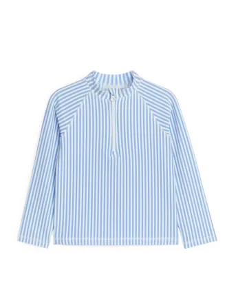 Maglia in seersucker UV a maniche lunghe AzzurroBianco 1156199002014 330x440 - Maglia in seersucker UV a maniche lunghe