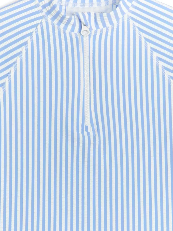 Maglia in seersucker UV a maniche lunghe Maglia in seersucker UV a maniche lunghe