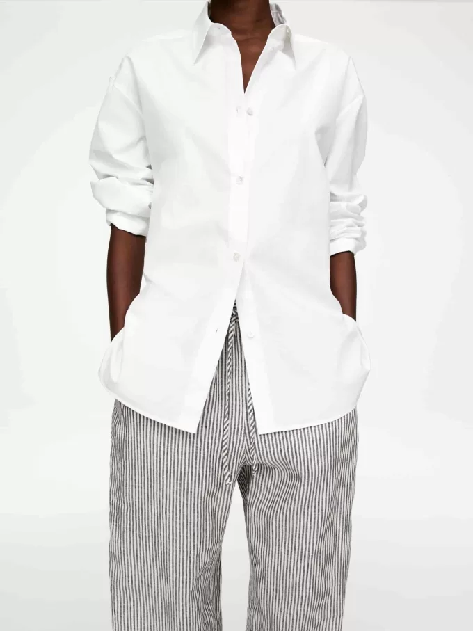 Pantaloni in lino con coulisse Pantaloni in lino con coulisse