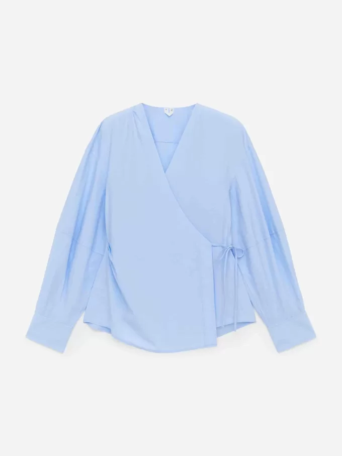 Parte superiore avvolgente in cotone Parte superiore avvolgente in cotone