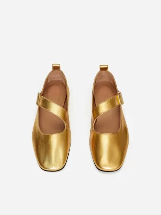 Scarpe Mary Jane metallizzate Scarpe Mary Jane metallizzate