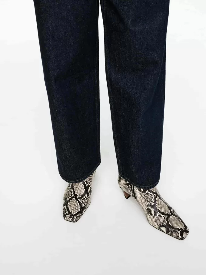 Stivaletti con punta quadrata Stivaletti con punta quadrata