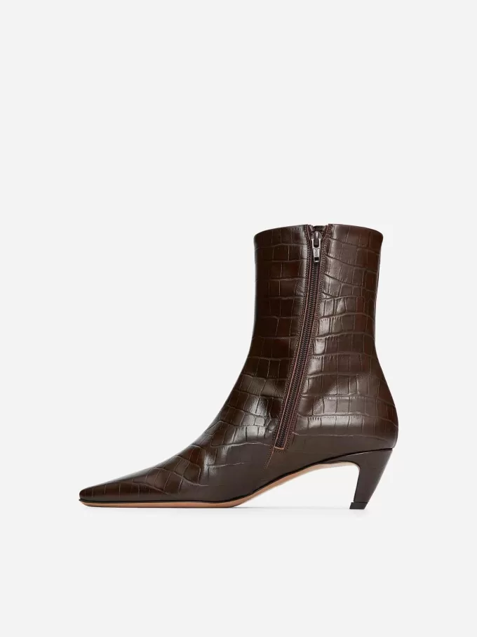 Stivaletti con punta quadrata Stivaletti con punta quadrata