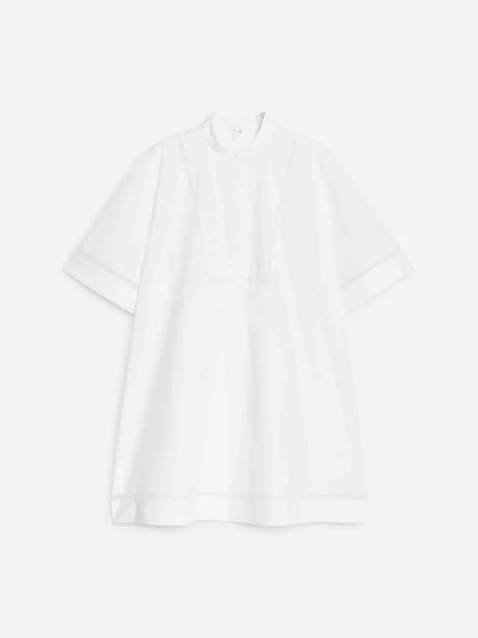 Tunica in cotone a maniche corte Tunica in cotone a maniche corte